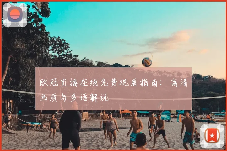 欧冠直播在线免费观看指南：高清画质与多语解说